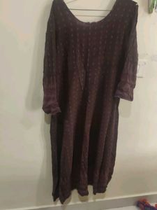 Burgundy Tunic with Detail
