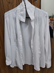 White Formal Shirt For Women