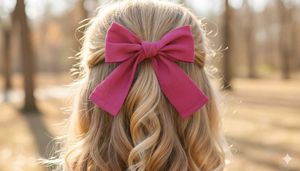 Pink Hair Bow