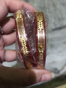 Red & Gold Bangles
