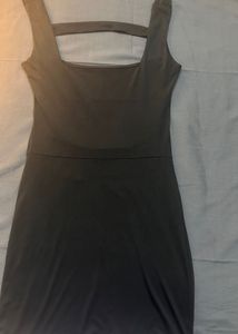 Sleek Black Bodycon Dress (small size)