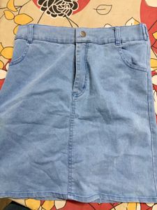 Mini Denim Skirt