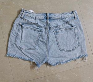 Light Wash Denim Shorts
