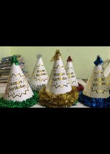 Birthday Celebration Caps - 5 Piece