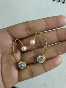 Pearl &amp; Crystal Earrings