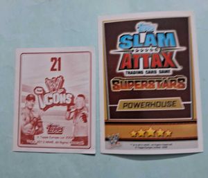 SLAM ATTAX CARD AND STICKER