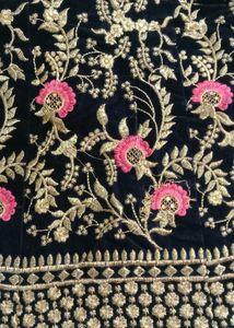 Velvet Lahenga Choli