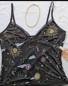 Celestial Print Cami Top