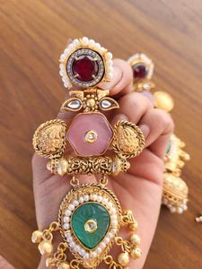 New/Unused Gold Plated Light Weighted Brass Jhumki