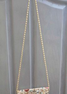 Floral Embroidered Clutch