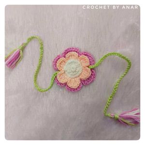 Crochet Handmade Rakhi For Gift