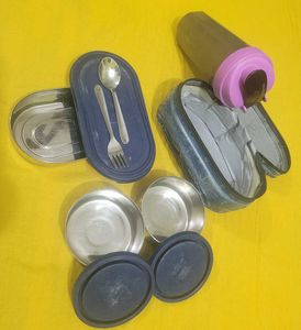 Lunch Box Set with shakers