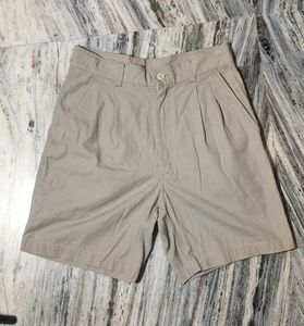 BEIGE COTTON SHORTS