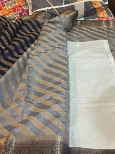 Chanderi Silk Brand New Saree