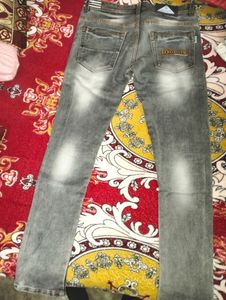 Boys Denim Jeans Grey Colour With stretchable jean