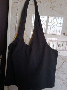Black Halter Top