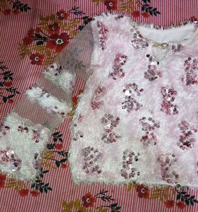 Sparkly Pink Party Top