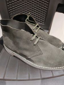 Brand new Clarks Grey Boots slight damage factory
