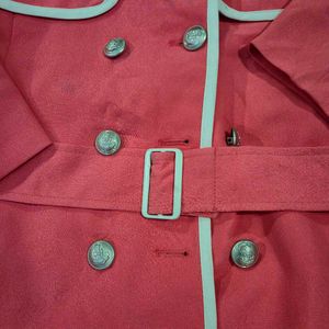 Stylish Red Trench Coat| korean