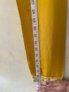 Mustard Kurta Set
