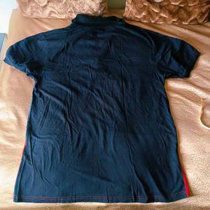 🛍️ Stylish Color Blocked Polo T-Shirt ⭐⭐⭐