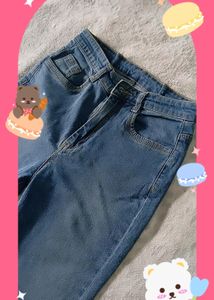 For Short Girls Blue Women Bootcut Jeans