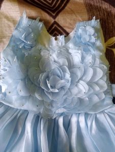 Frock For Baby Girl Half Sleeves 6 To 9 Months