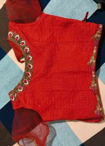 beautiful Red Blouse