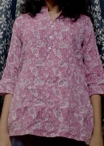 Pink Floral Tunic