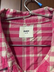 Hot Pink Check Shirt
