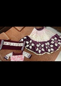 Wine Color Lehenga Choli Set