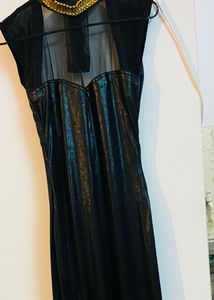 Black Slit Dress