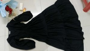 Black Tiered Maxi Dress