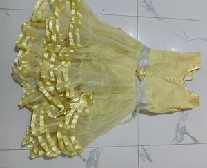 Yellow Ruffle Dress