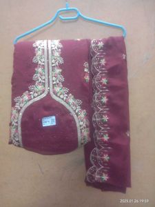 Embroidery Work Full Georgette Material