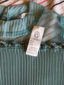 Pinteresty Korean Sea Green Aesthetic Top