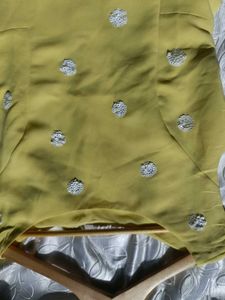 Chic Yellow Embellished Corset Top