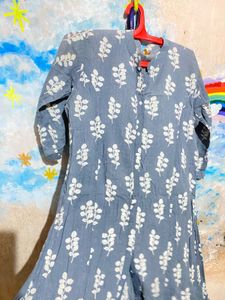 Floral Print Long Kurti
