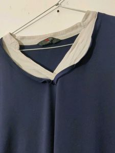 Navy Blue Oversized Tshirt