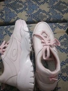 Girls Shoes Light Pink Colour