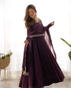 Elegant Maroon Anarkali Suit