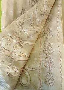 Saree With Nude Colour