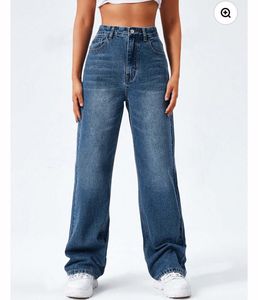 Wide Leg Denim Jeans