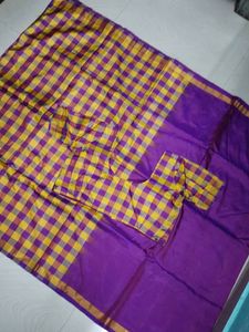 Simple Saree With Blouse