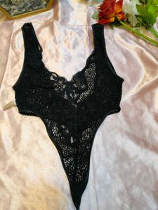Black Lace Bodysuit