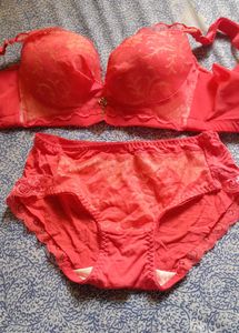 Coral Lingerie Set