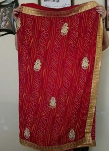 Red Saree