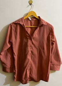 Salmon Button-Down Shirt
