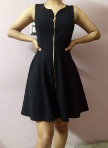 Little Black Dress With Back Design