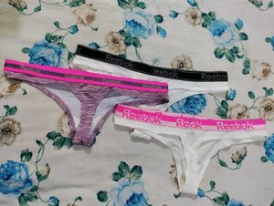 Reebok Thong Panties - 3 Pack